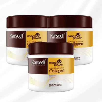 Máscara Karseell® Collagen Progressiva Sem formol - 10x Mais liso - Original total 500ml (PAGUE 1 E LEVE 2)