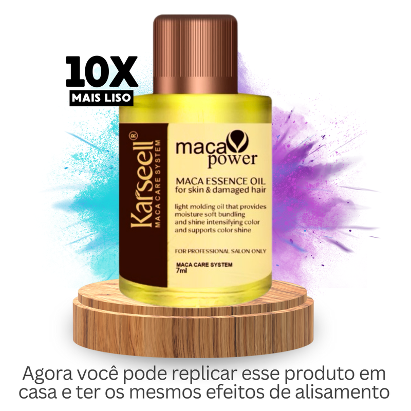 COMPRE 1 E LEVE 2 brindes-Óleo Karseell Alisante e Progressiva caseiro sem formol original - 10x liso Produto Digital / Preparo + Método