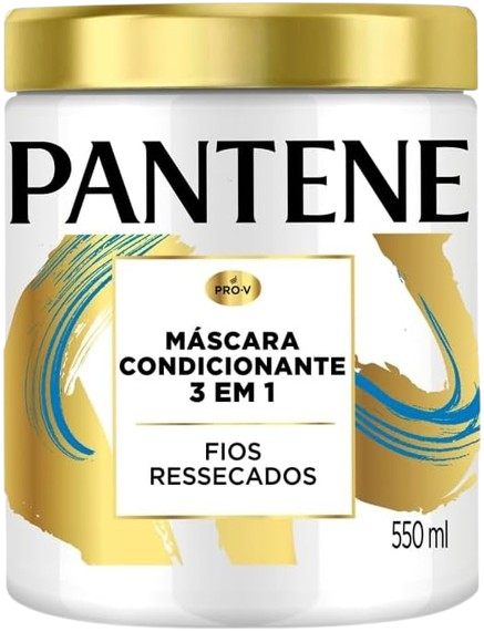 Mascara de alisamento natural PANTENE- 10x mais liso