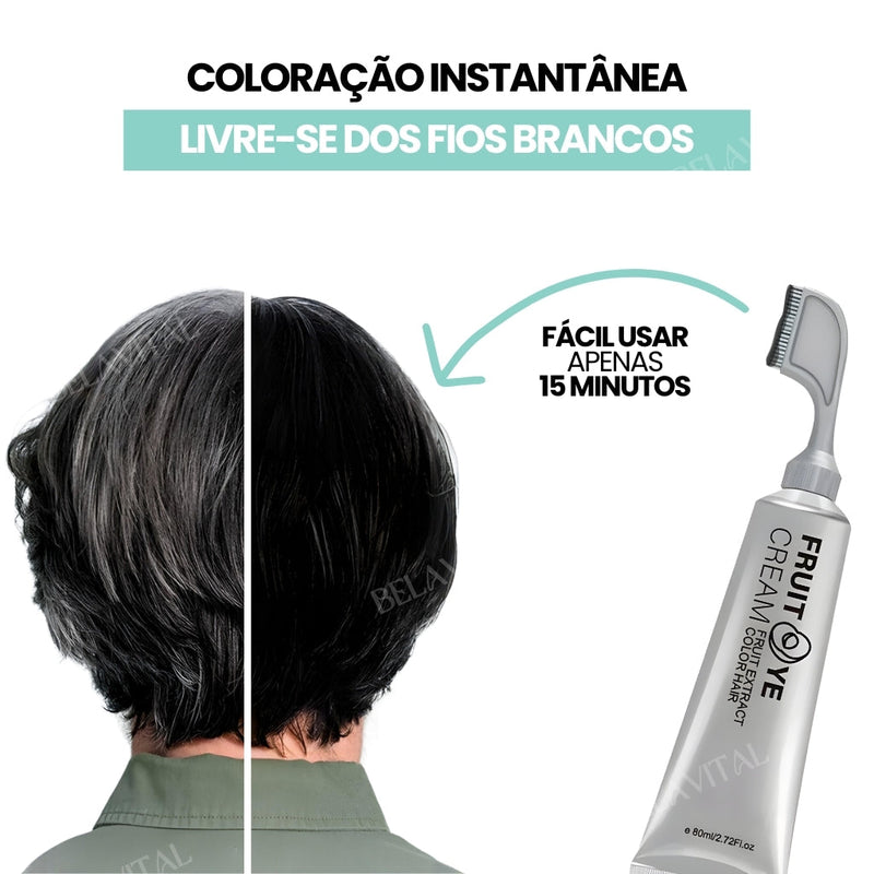 NaturColor: Tinta de Cabelo Sem Amônia + Pente de Brinde🎁