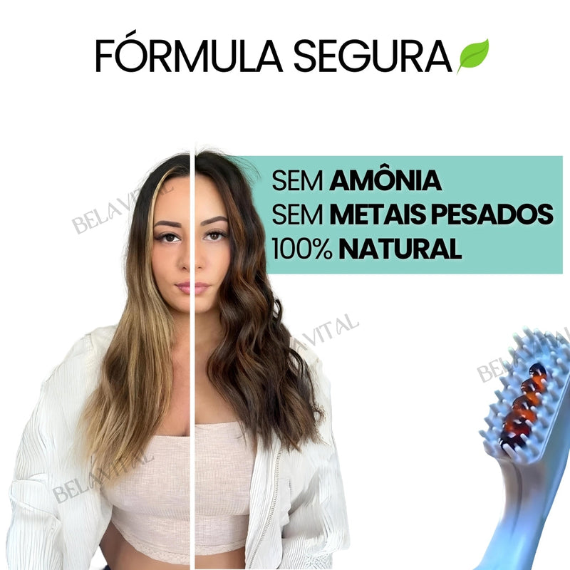 NaturColor: Tinta de Cabelo Sem Amônia + Pente de Brinde🎁